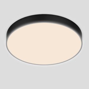 18W Lumière Blanche Rond Noir 30cm LED Ultra Plat Lampes, de Plafond 3000K